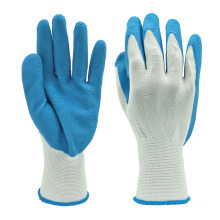 Wholesale Factory Children Breathable Nylon Knit Liner Soft and High Grip Foam Latex Palm Coated Garden Work Gloves